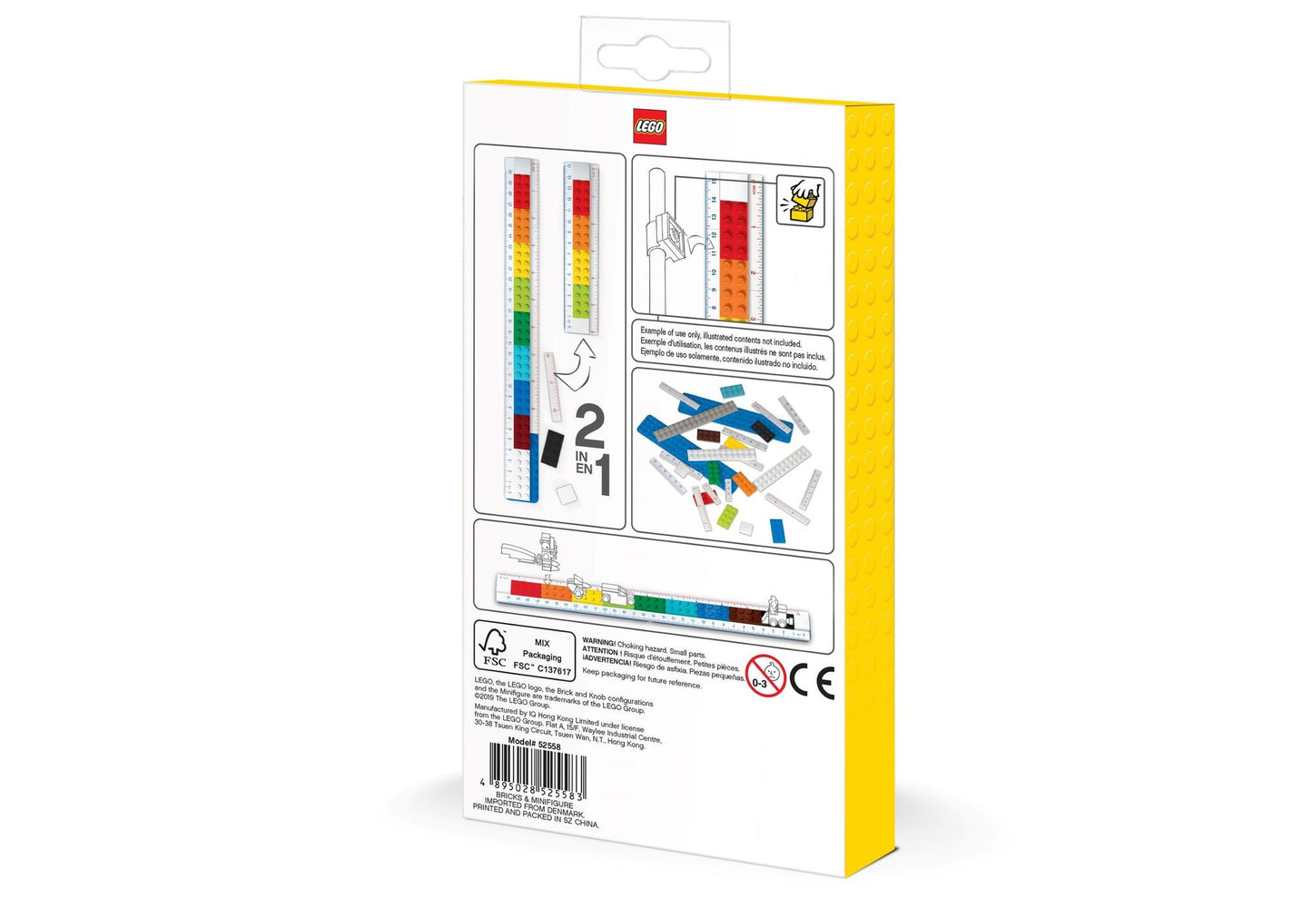 Lego 5007195 Merchandise Lineal 2.0 mit variabler Länge und Minifigur - plegobil