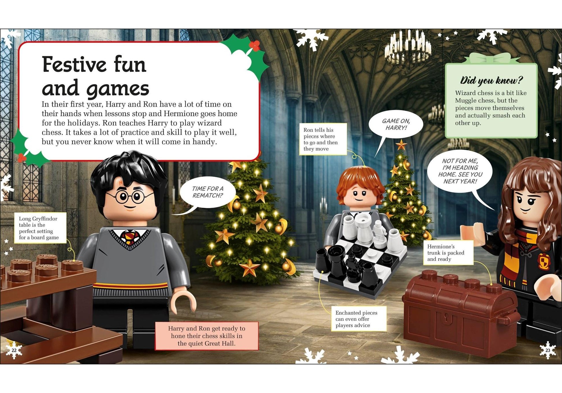 Lego 5007214 Buch Harry Potter: Hogwarts at Christmas - plegobil