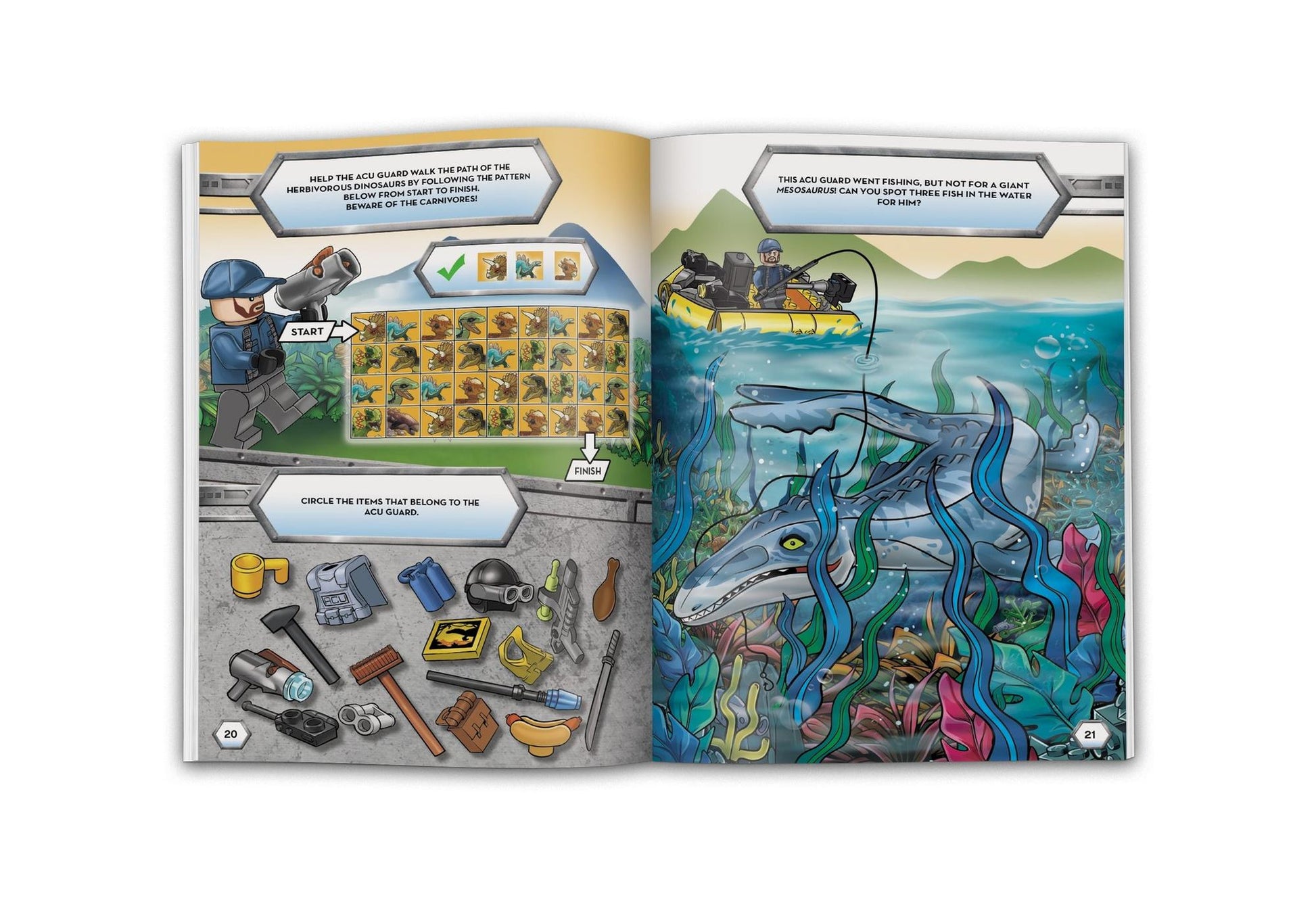 Lego 5007368 Buch Jurassic World: Dinosaurier Abenteuer - plegobil