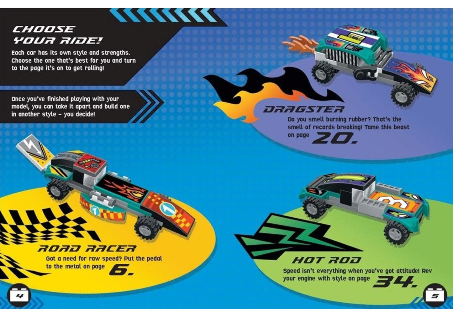 Lego 5007552 Buch Build and Stick: Custom Cars - plegobil