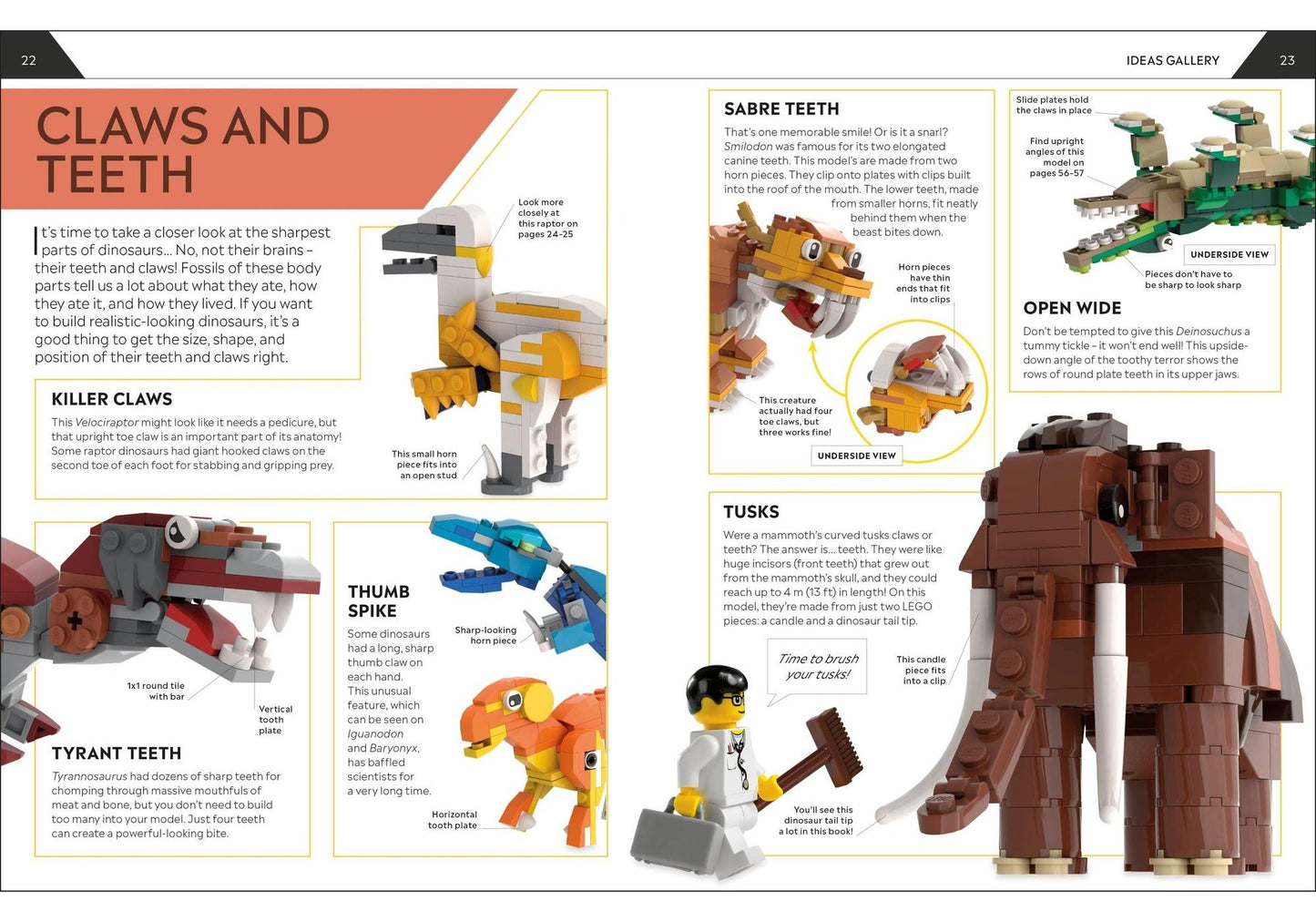 Lego 5007582 Buch How to Build Dinosaurs - plegobil