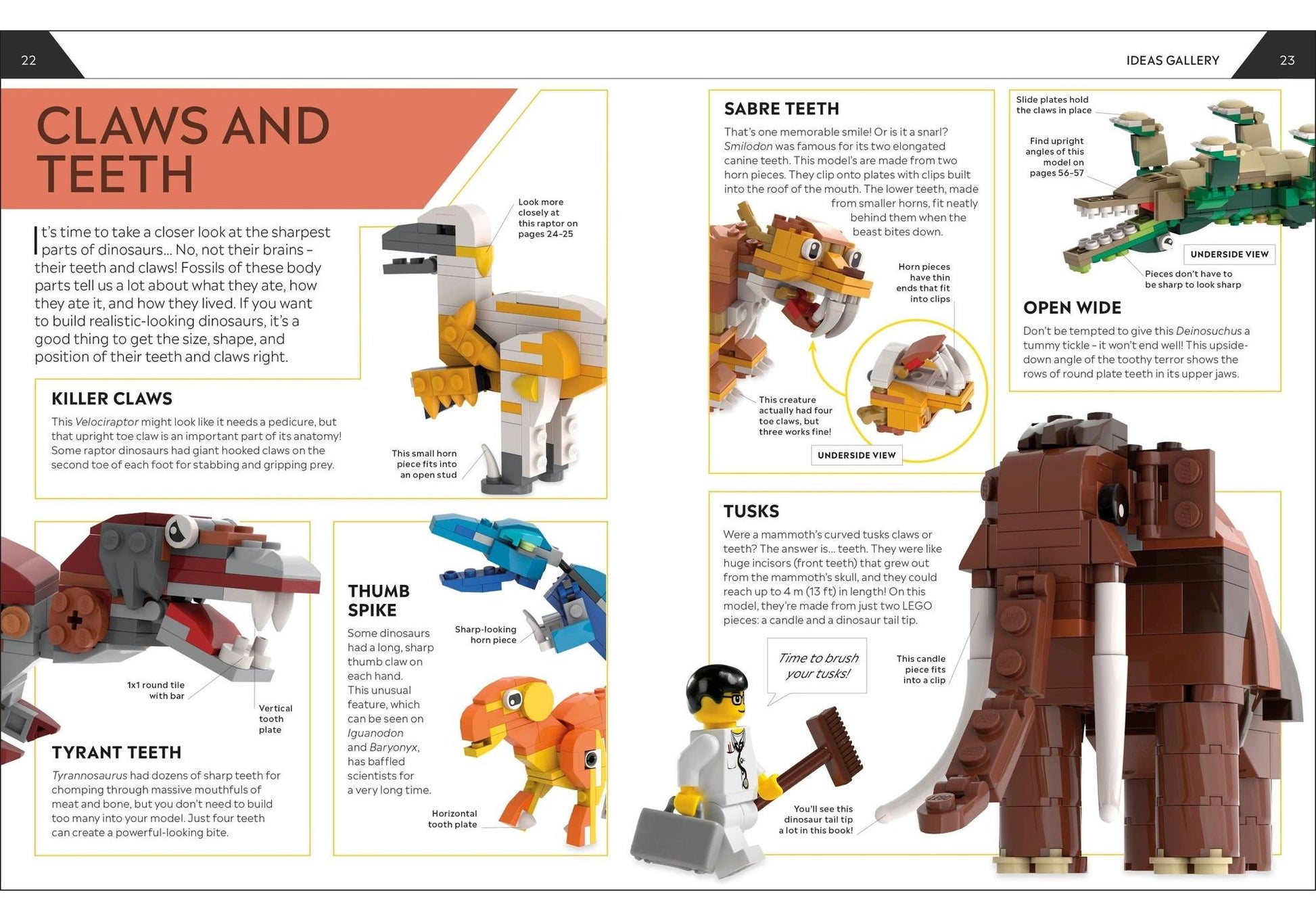 Lego 5007582 Buch How to Build Dinosaurs - plegobil