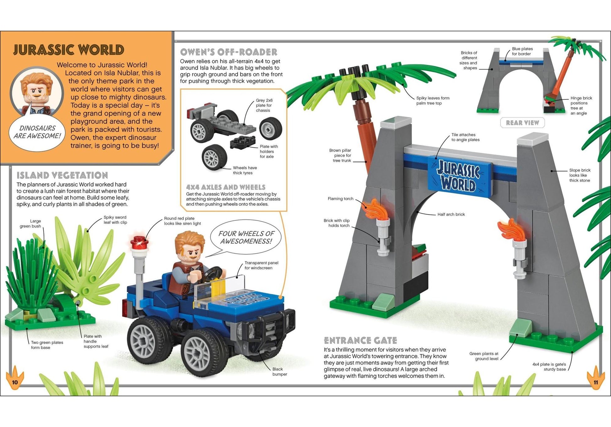 Lego 5007614 Buch Jurassic World: Build Your Own Adventure - plegobil
