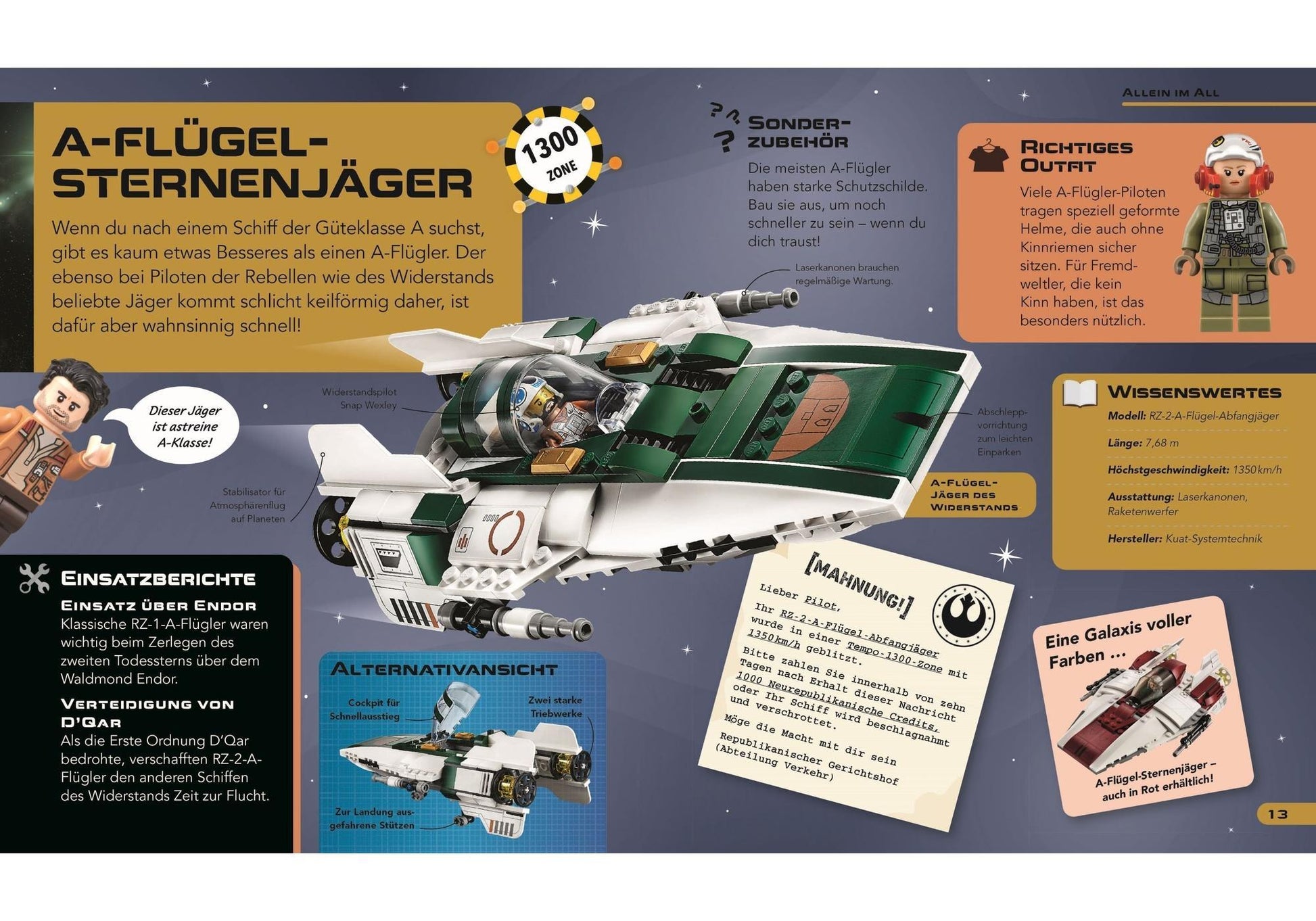 Lego 5007625 Buch Star Wars: Raumschiffe und Fahrzeuge - plegobil