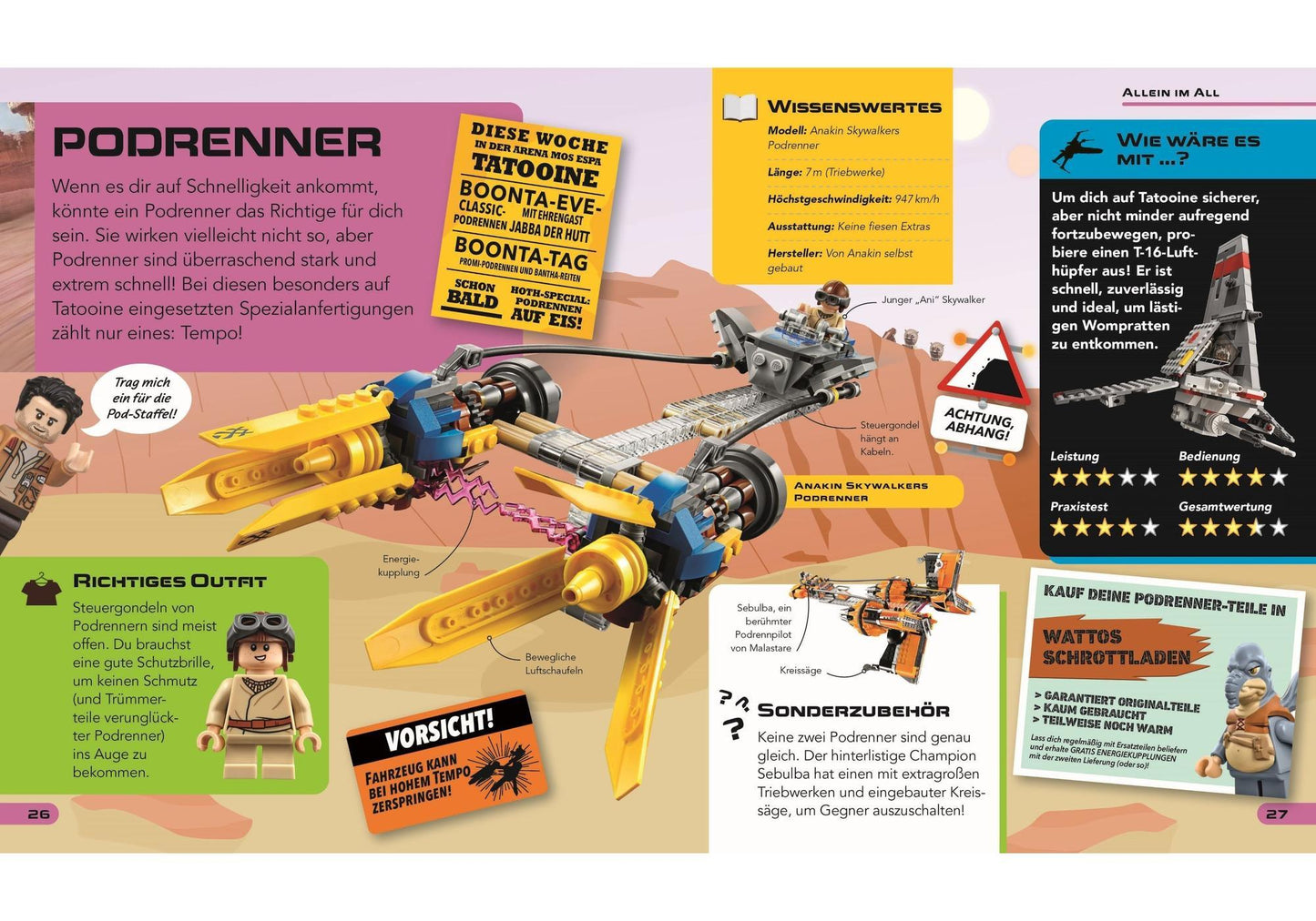 Lego 5007625 Buch Star Wars: Raumschiffe und Fahrzeuge - plegobil