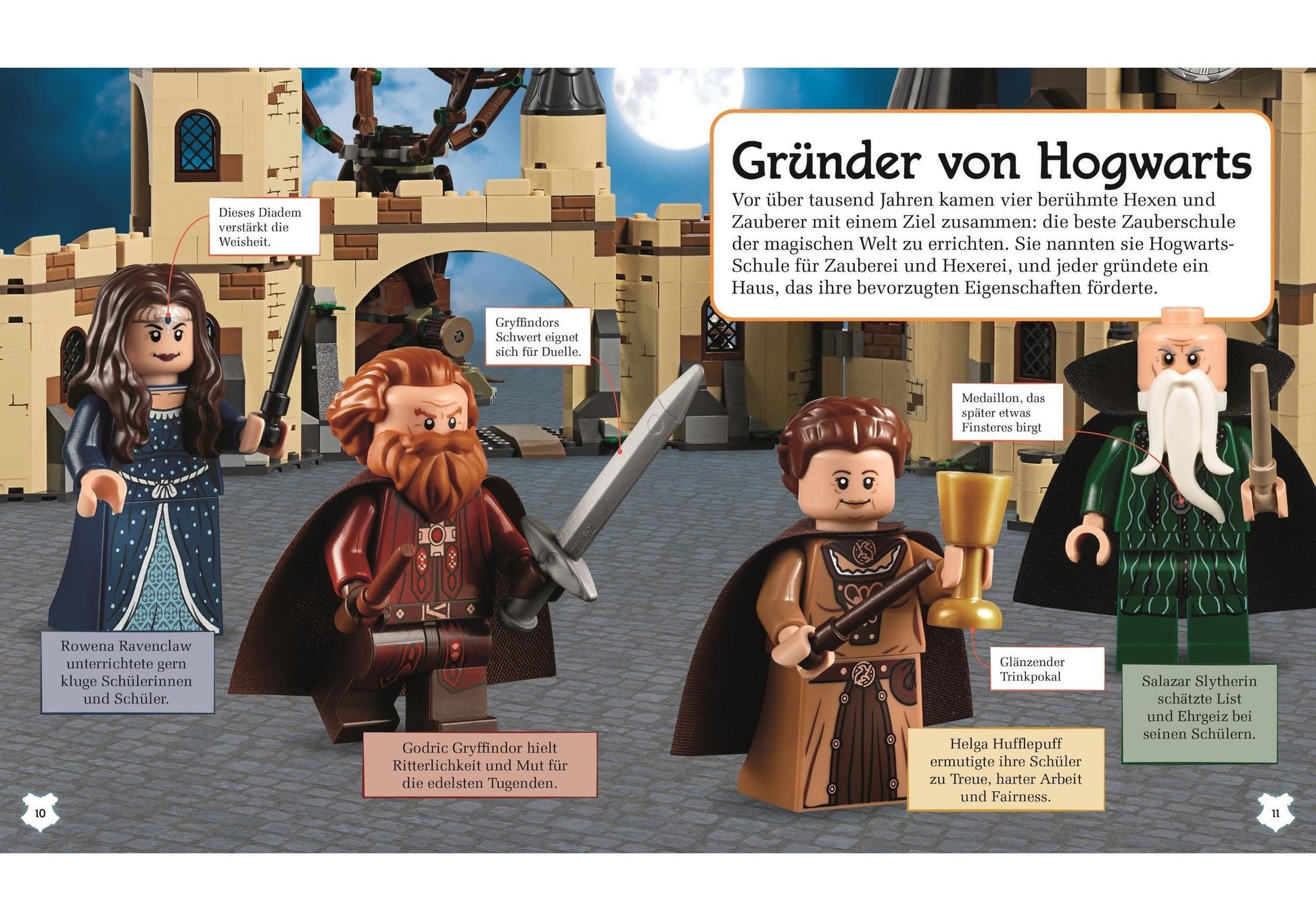 Lego 5007626 Buch Harry Potter: Magische Hogwarts-Häuser - plegobil