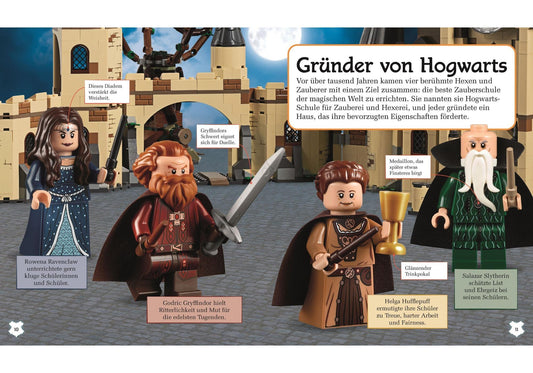 Lego 5007626 Buch Harry Potter: Magische Hogwarts-Häuser - plegobil