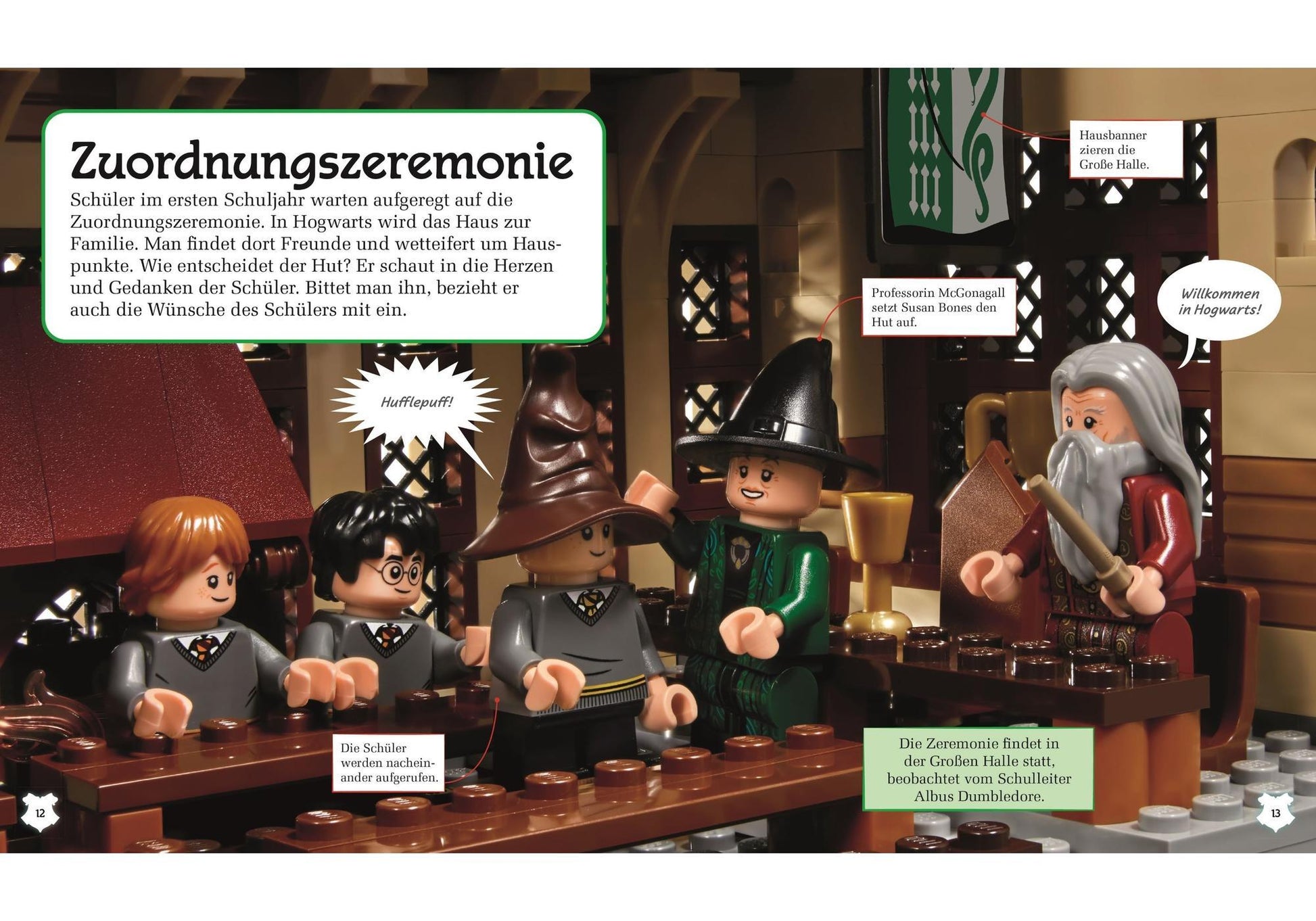 Lego 5007626 Buch Harry Potter: Magische Hogwarts-Häuser - plegobil