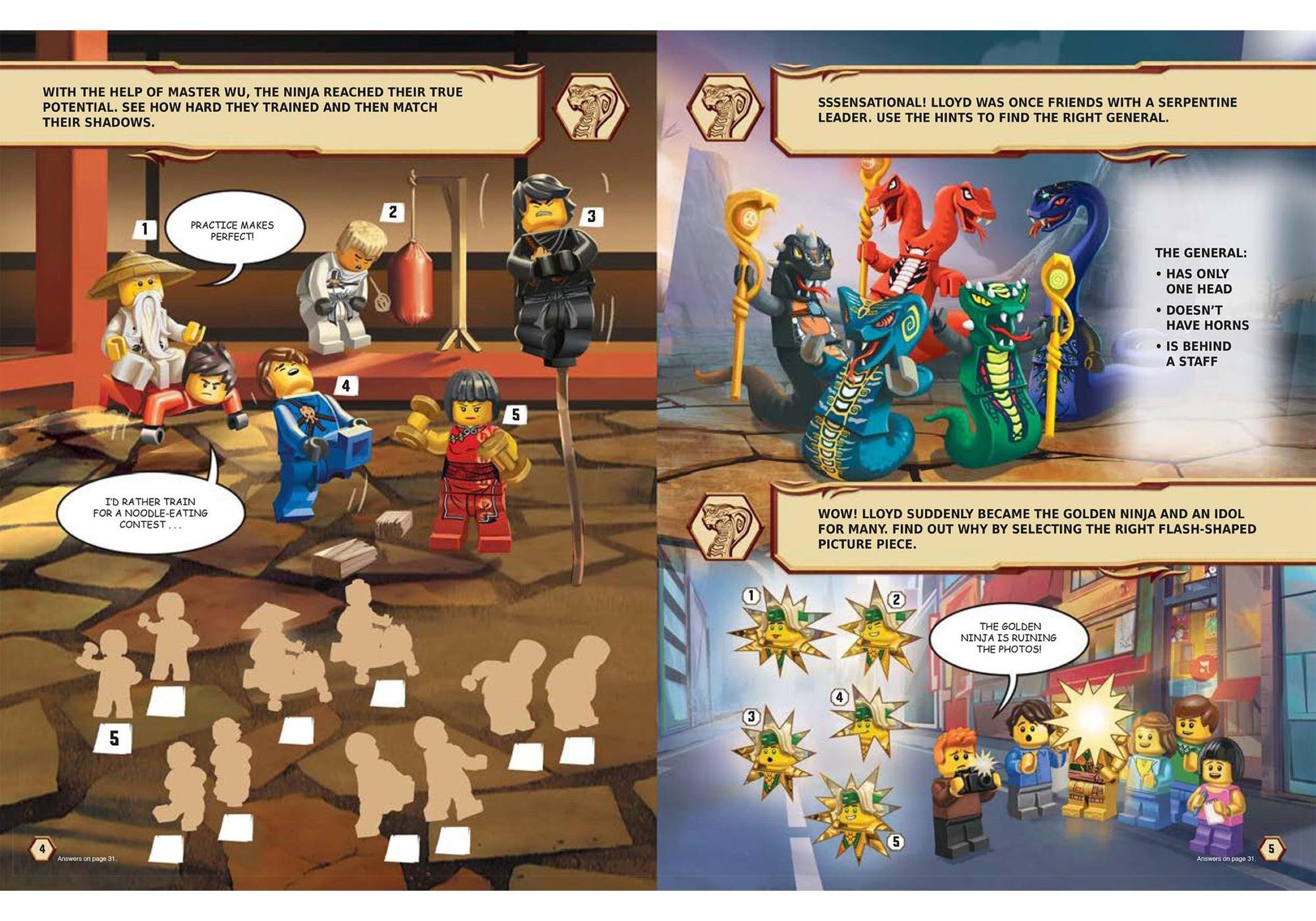 Lego 5007857 Buch Ninjago: Golden Ninja - plegobil