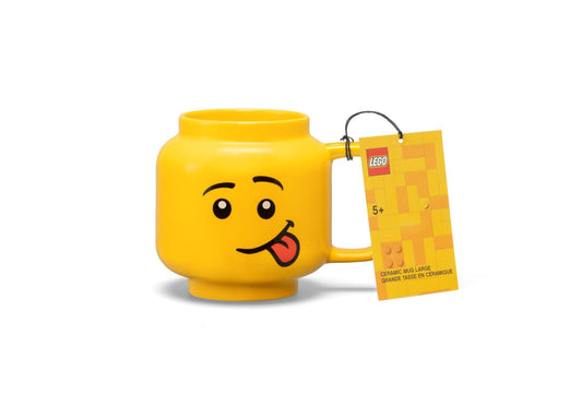 Lego 5007874 Merchandise Keramikbecher mit albernem Gesicht - plegobil