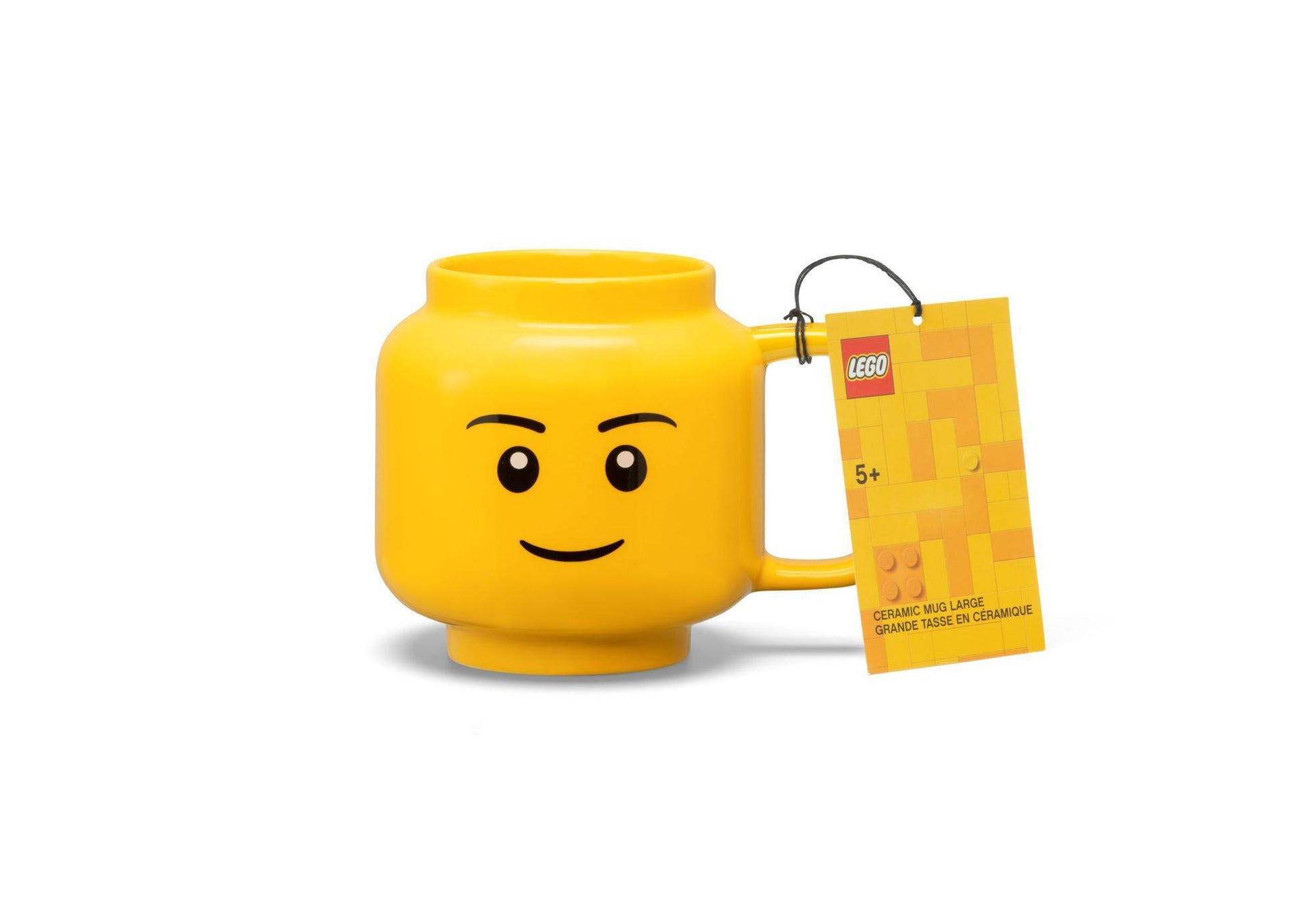 Lego 5007875 Merchandise Keramikbecher mit Jungengesicht - plegobil