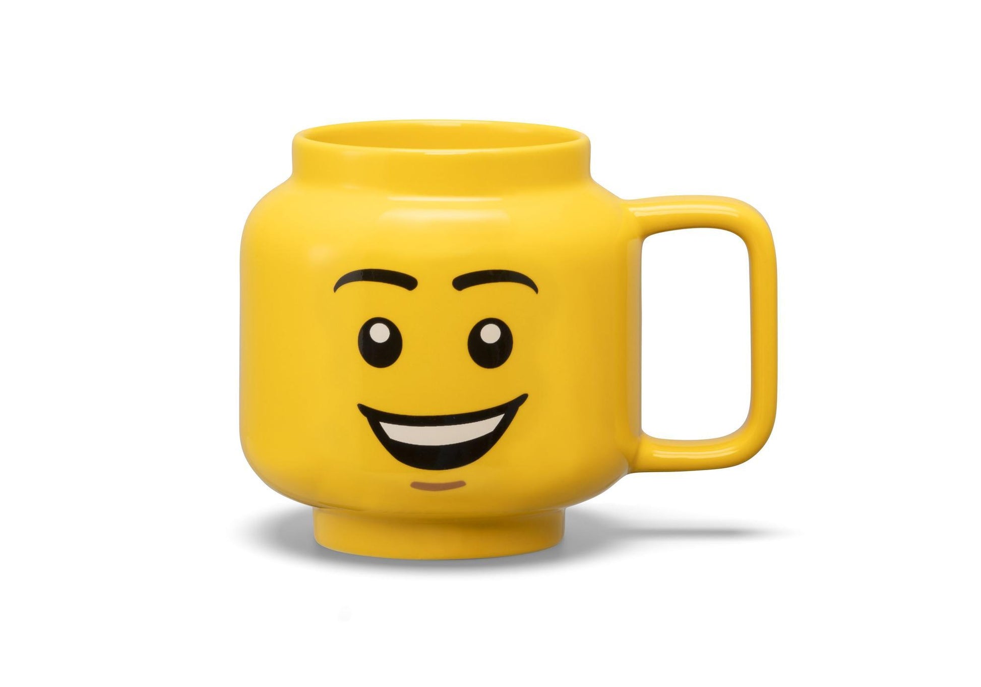 Lego 5007877 Merchandise Keramikbecher mit fröhlichem Jungengesicht - plegobil