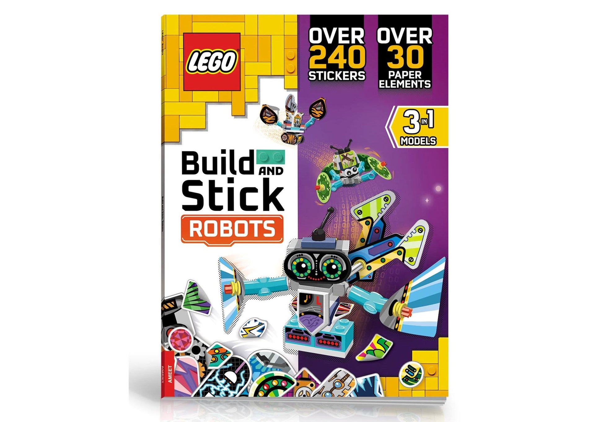 Lego 5007895 Buch Build and Stick: Robots - plegobil