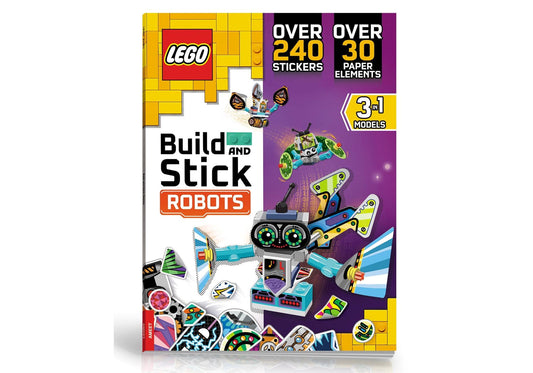 Lego 5007895 Buch Build and Stick: Robots - plegobil