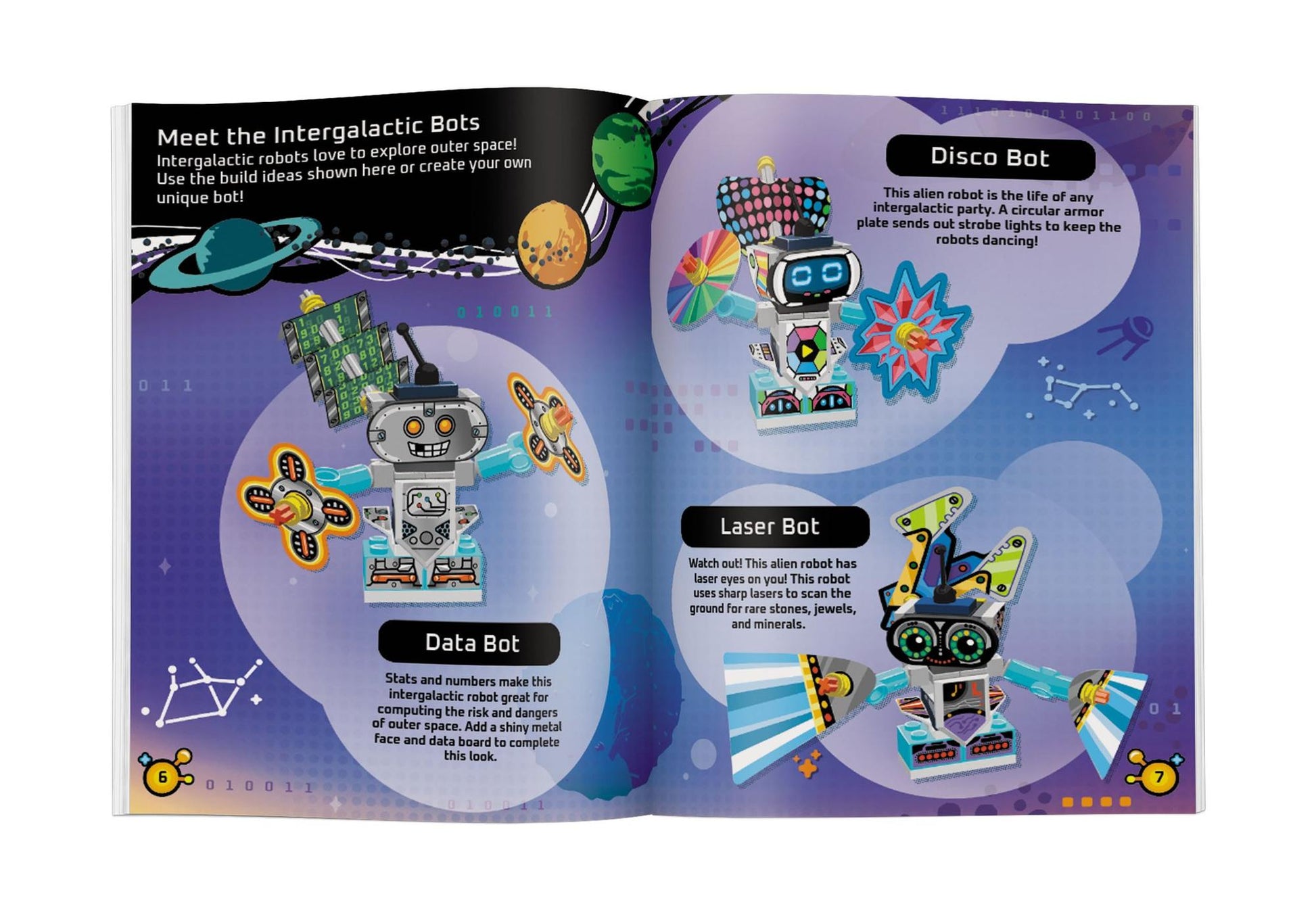 Lego 5007895 Buch Build and Stick: Robots - plegobil