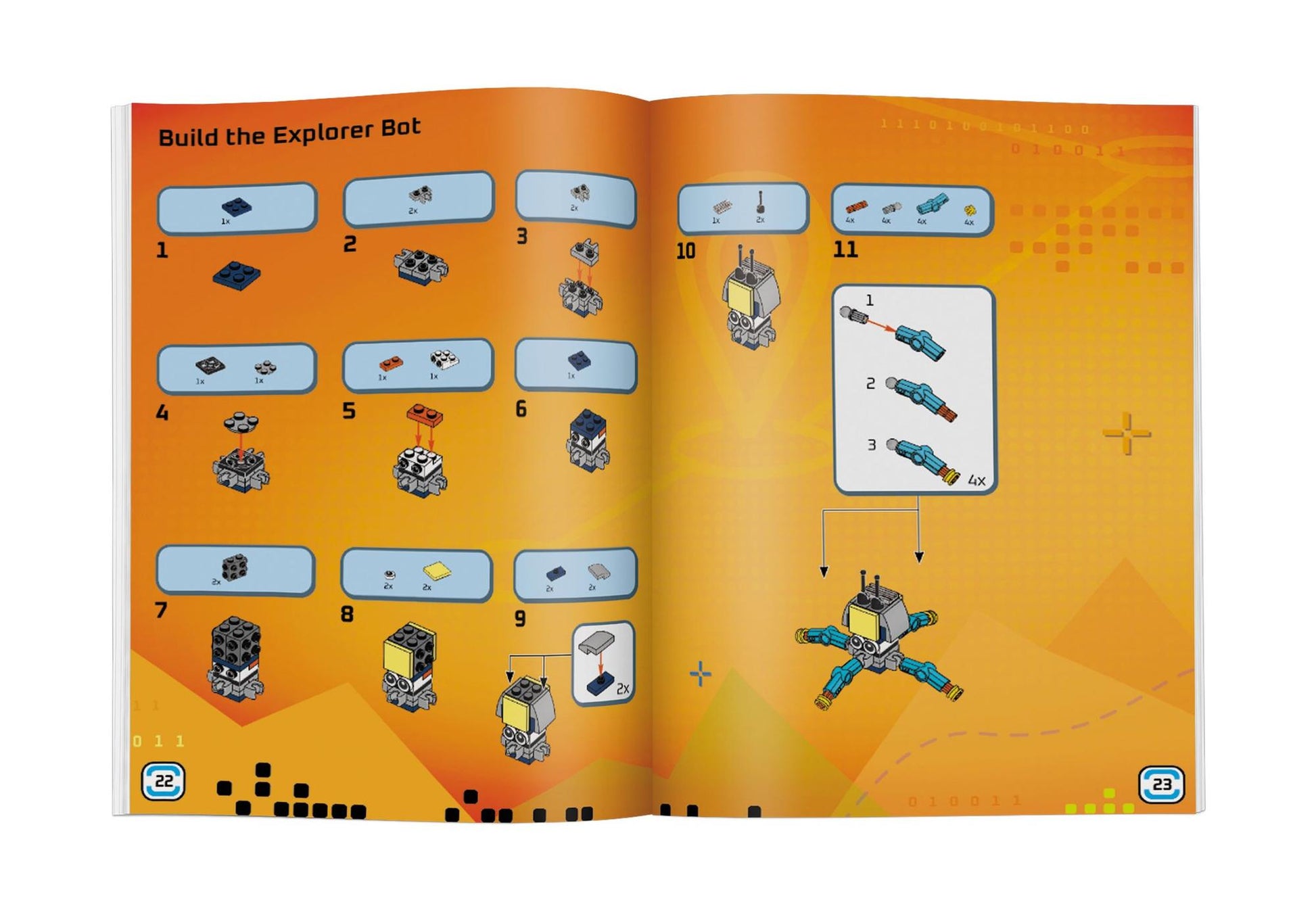 Lego 5007895 Buch Build and Stick: Robots - plegobil
