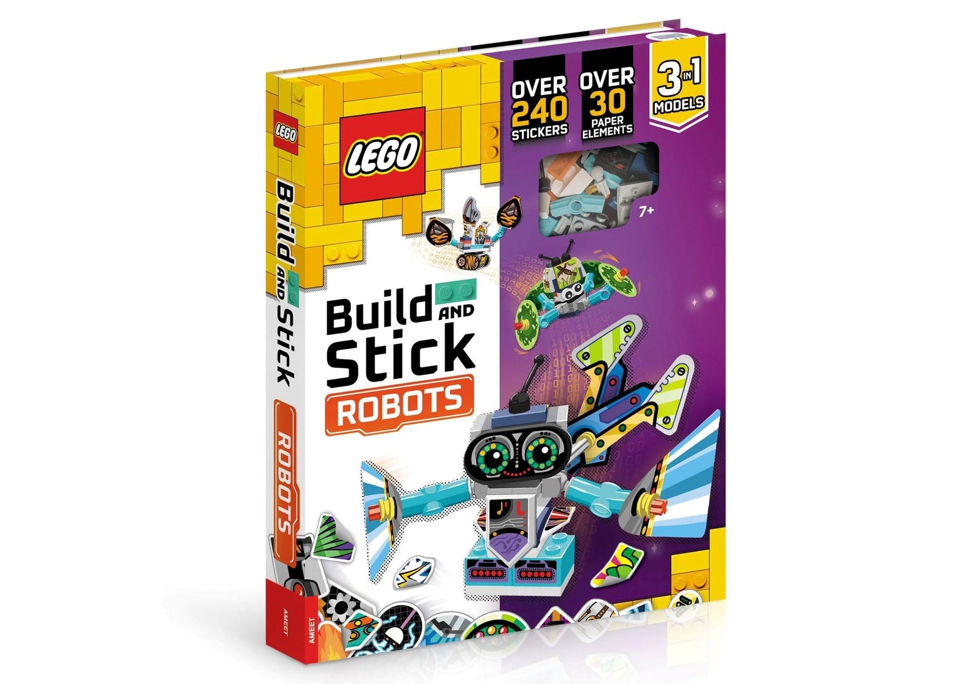 Lego 5007895 Buch Build and Stick: Robots - plegobil