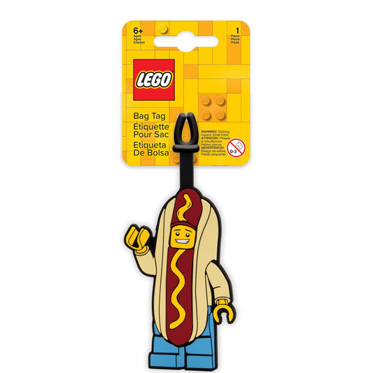 Lego 5008031 Merchandise Taschenanhänger Mann im Hotdog-Kostüm - plegobil
