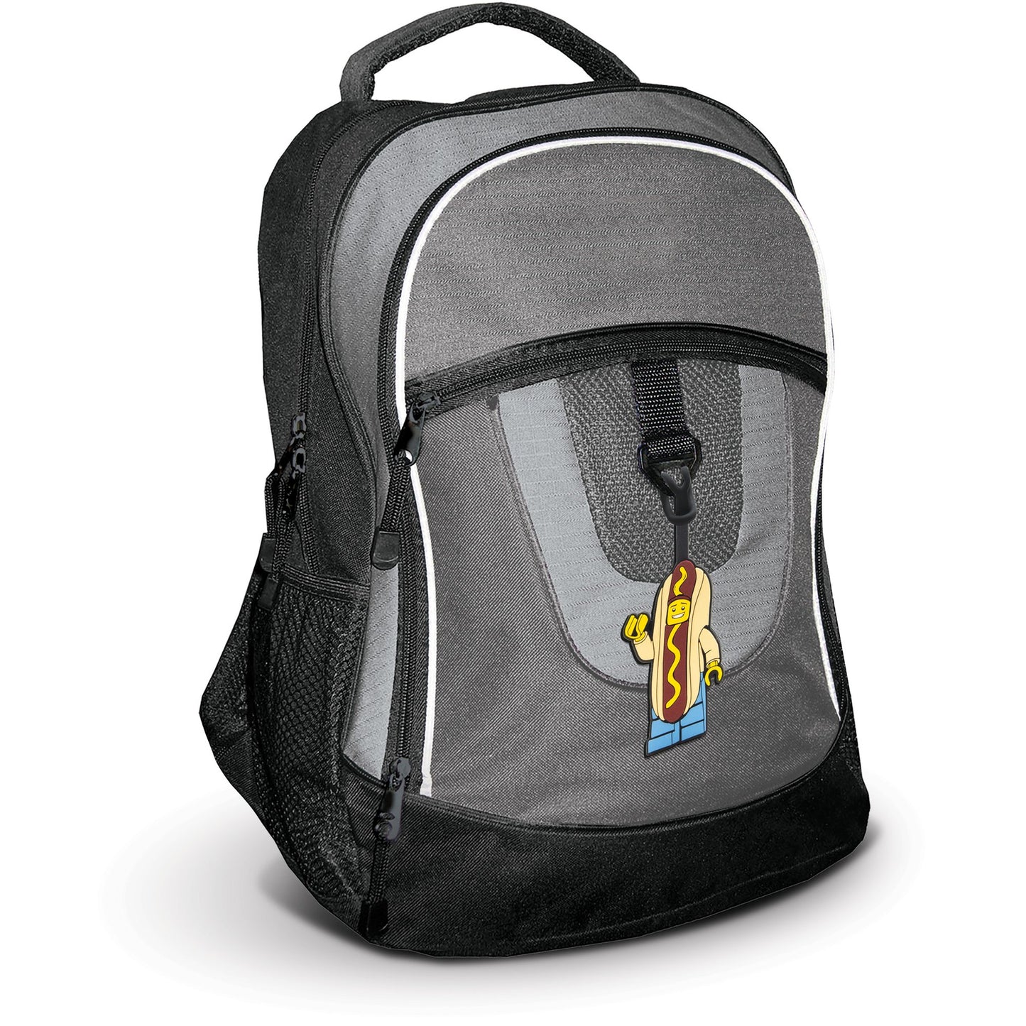 Lego 5008031 Merchandise Taschenanhänger Mann im Hotdog-Kostüm - plegobil