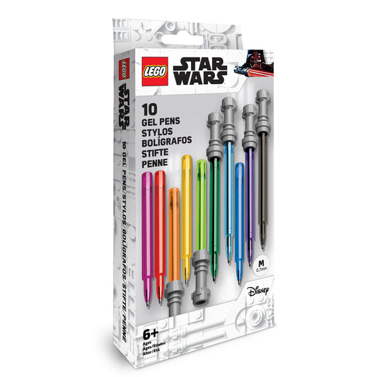 Lego 5008815 Merchandise Star Wars: Lichtschwert-Gelschreiber 10er-Pack - plegobil
