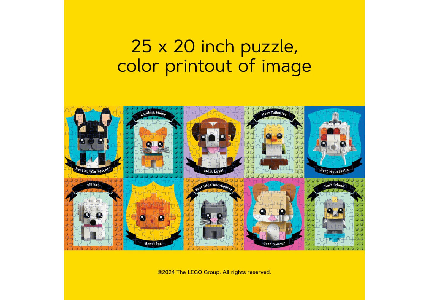 Lego 5008996 Puzzle Tierische Freunde 1000-Teile