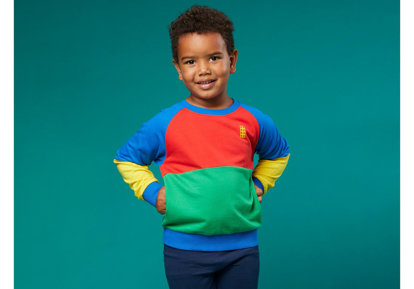 Lego 5009068 Merchandise Kinder-Sweatshirt im Farbblock-Design