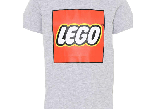 Lego 5009092 Merchandise Langarm-T-Shirt aus grauer Melange für Kinder