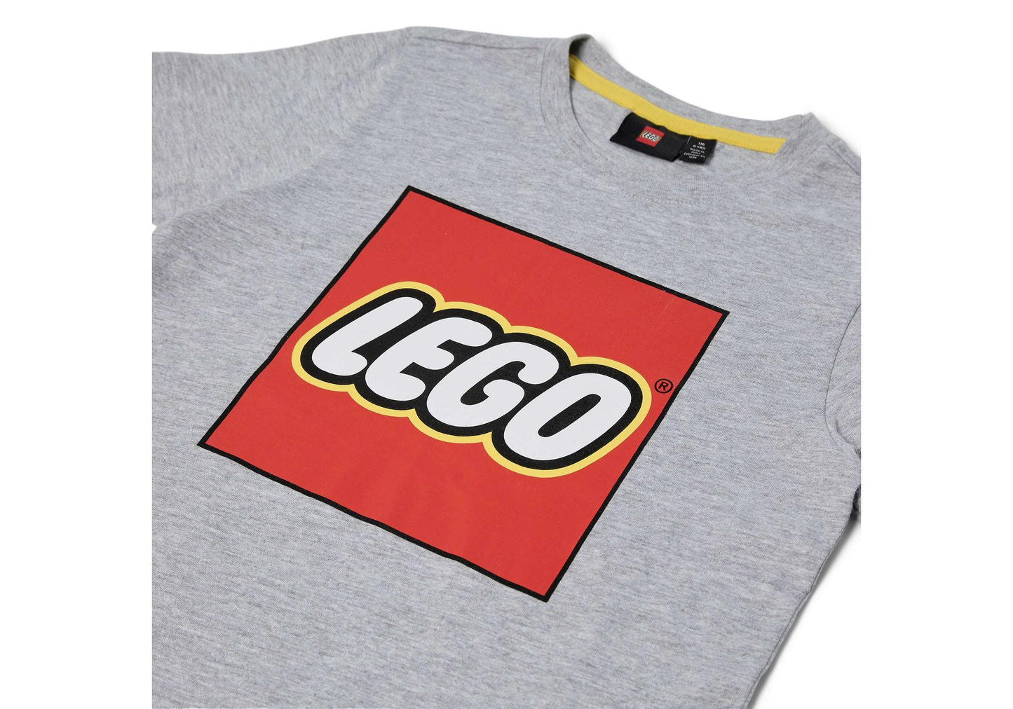 Lego 5009092 Merchandise Langarm-T-Shirt aus grauer Melange für Kinder