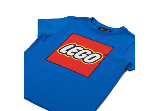 Lego 5009093 Merchandise Kurzarm-T-Shirt in Blau mit Logo für Kinder