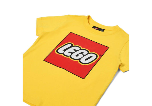 Lego 5009094 Merchandise Kurzarm-T-Shirt in Gelb mit Logo für Kinder