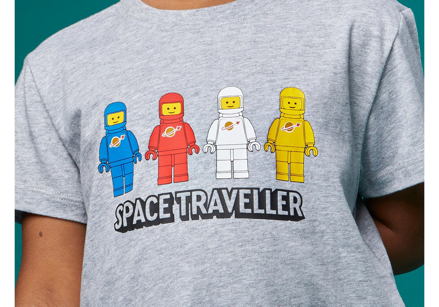 Lego 5009115 Merchandise Raumfahrer-T-Shirt in Hellgrau für Kinder