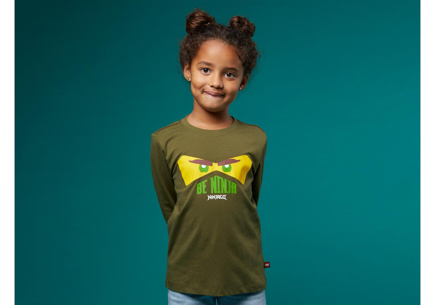 Lego 5009122 Merchandise Langarm-T-Shirt in Dunkelkhaki