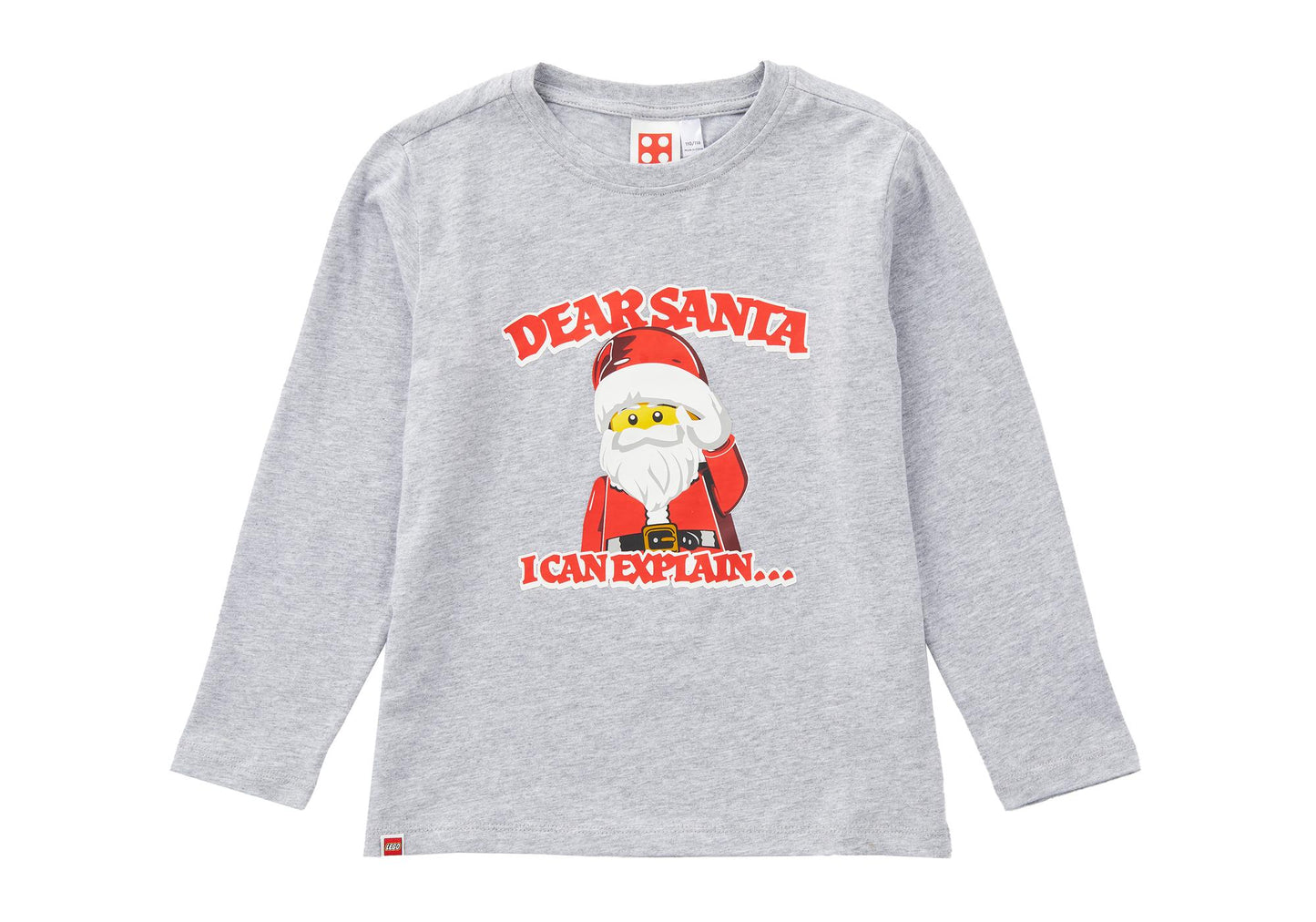 Lego 5009124 Merchandise Langarm-T-Shirt mit dem Schriftzug Dear Santa für Kinder