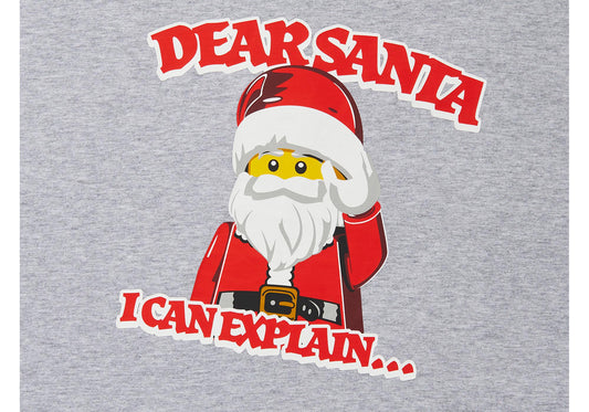 Lego 5009124 Merchandise Langarm-T-Shirt mit dem Schriftzug Dear Santa für Kinder
