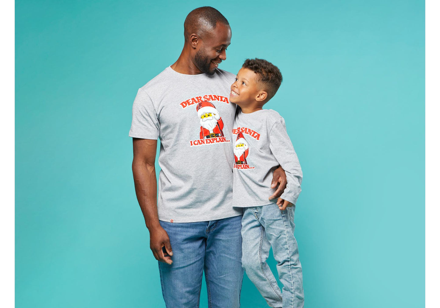 Lego 5009124 Merchandise Langarm-T-Shirt mit dem Schriftzug Dear Santa für Kinder