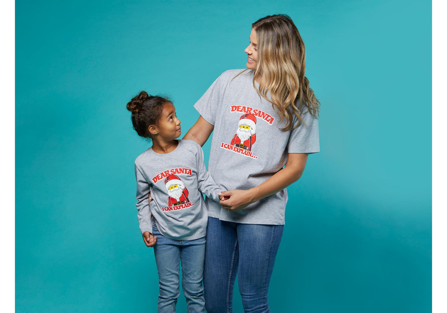 Lego 5009124 Merchandise Langarm-T-Shirt mit dem Schriftzug Dear Santa für Kinder