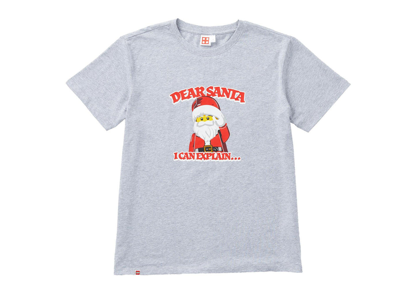 Lego 5009125 Merchandise Kurzarm-T-Shirt mit dem Schriftzug Dear Santa für Erwachsene