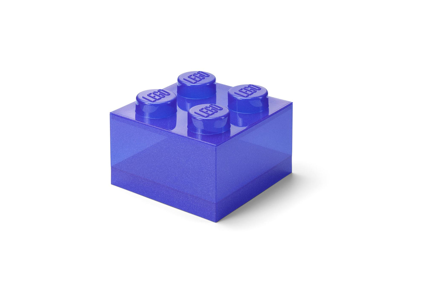 Lego 5009339 Merchandise Stein-Aufbewahrungsbox in transparentem Lila