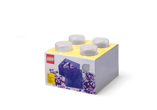 Lego 5009341 Merchandise Stein-Aufbewahrungsbox in transparentem Weiß