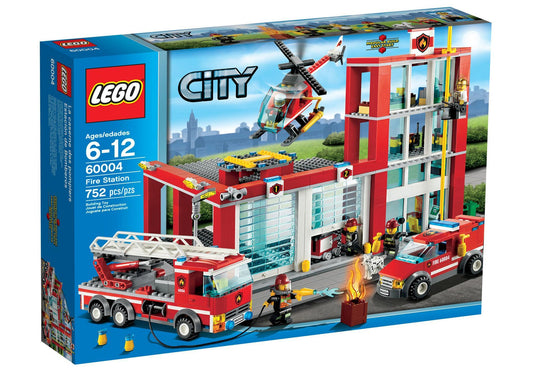 Lego 60004 City: Feuerwehr-Hauptquartier - plegobil