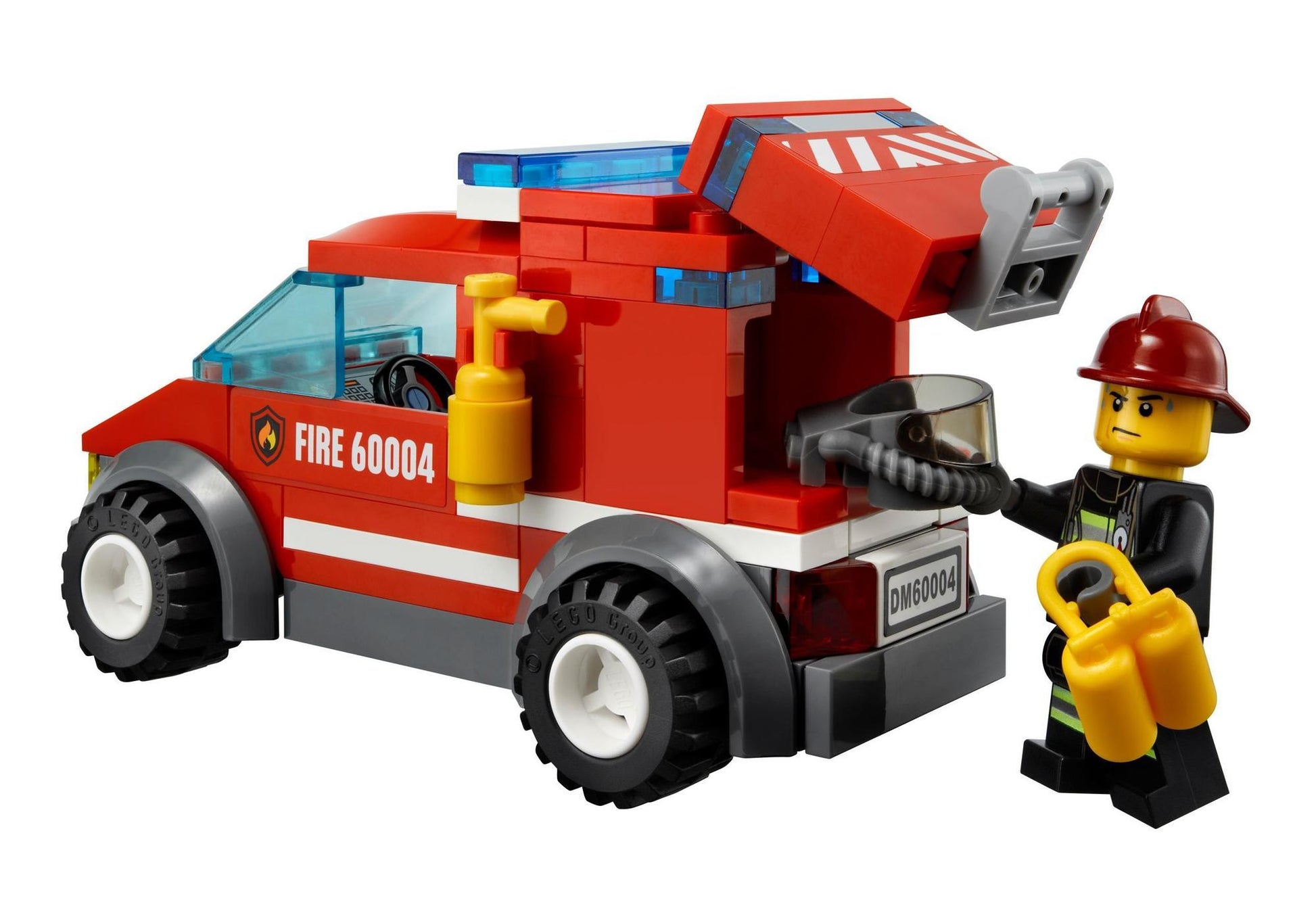 Lego 60004 City: Feuerwehr-Hauptquartier - plegobil
