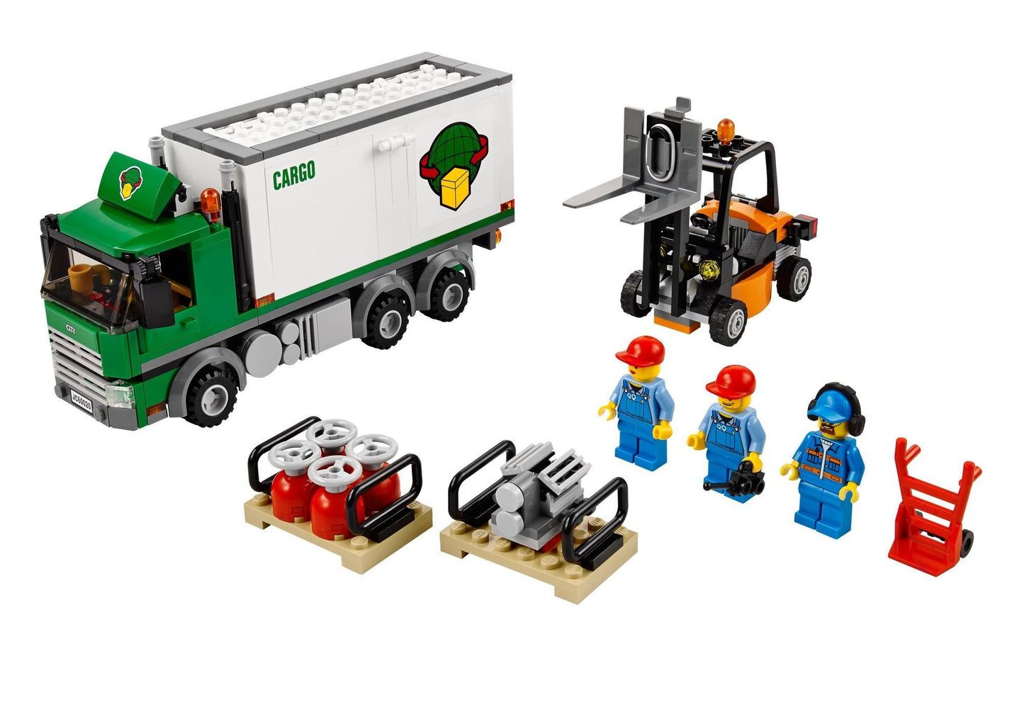 Lego 60020 City: LKW mit Gabelstapler - plegobil