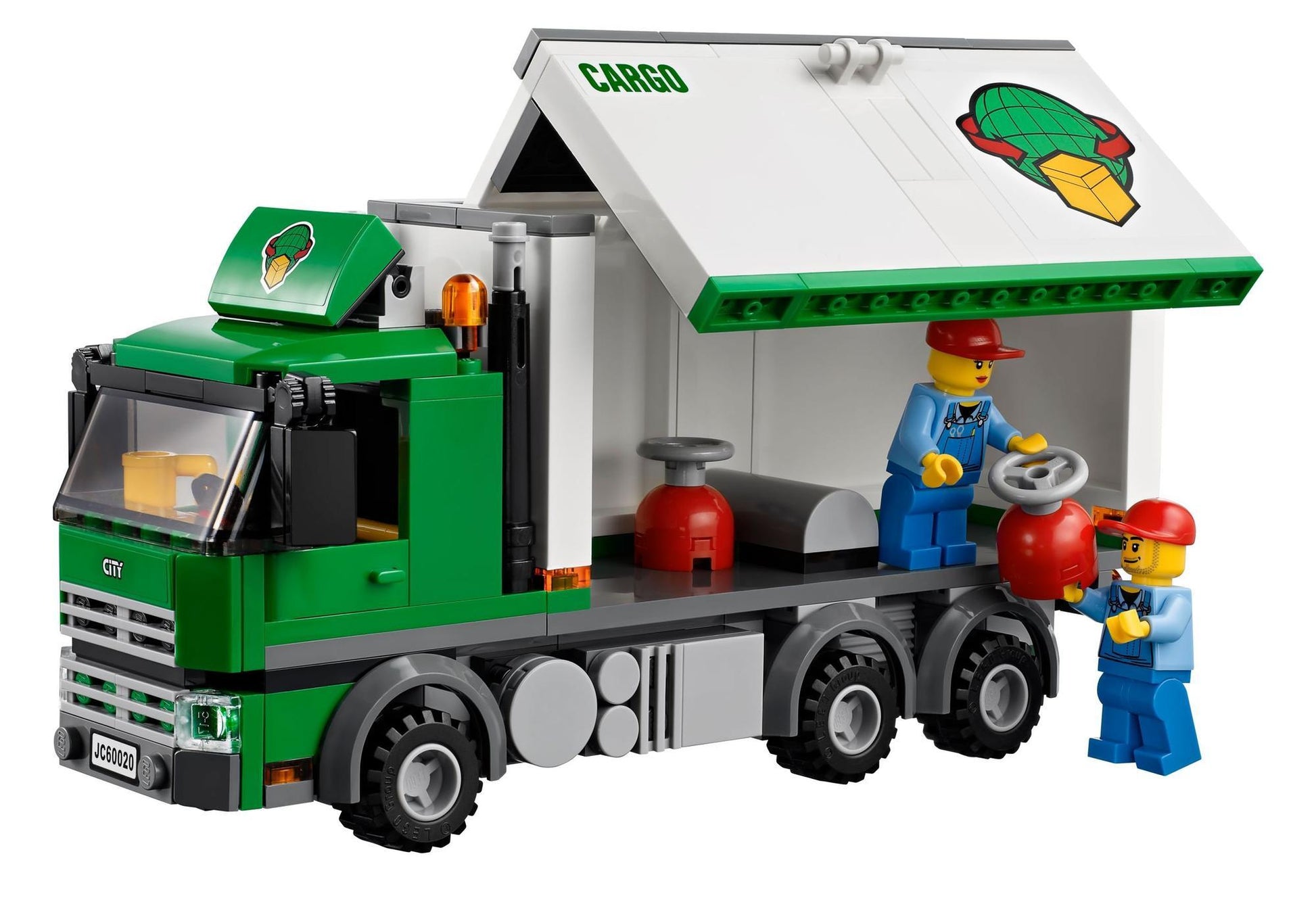 Lego 60020 City: LKW mit Gabelstapler - plegobil