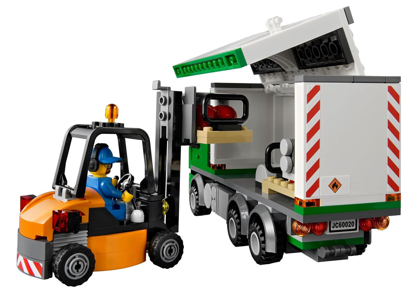 Lego 60020 City: LKW mit Gabelstapler - plegobil
