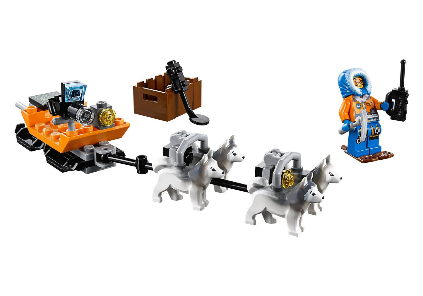Lego 60034 City: Arktis-Helikopter mit Hundeschlitten - plegobil