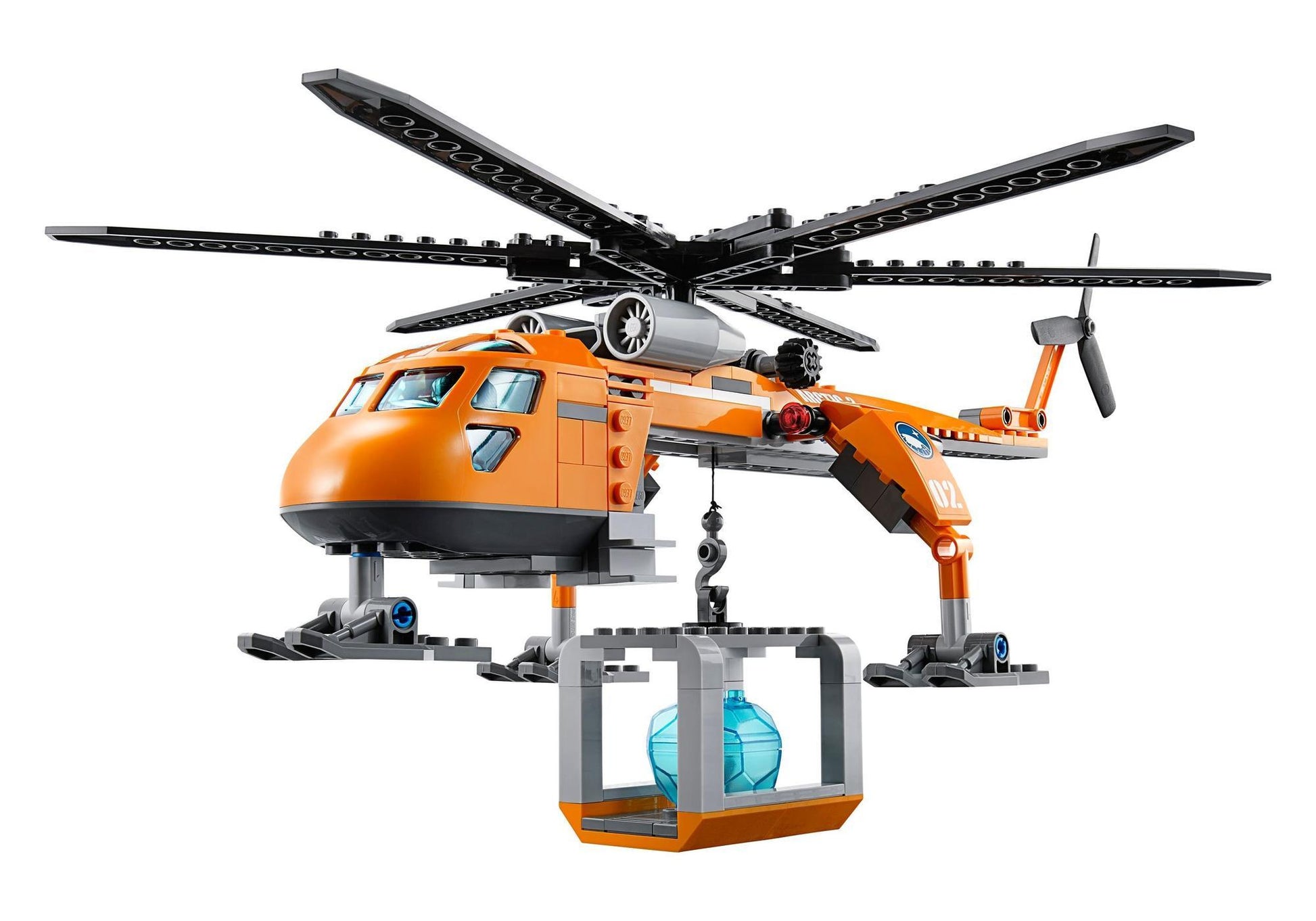 Lego 60034 City: Arktis-Helikopter mit Hundeschlitten - plegobil