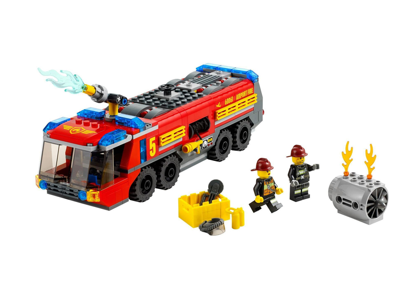 Lego 60061 City: Flughafen-Feuerwehrfahrzeug - plegobil
