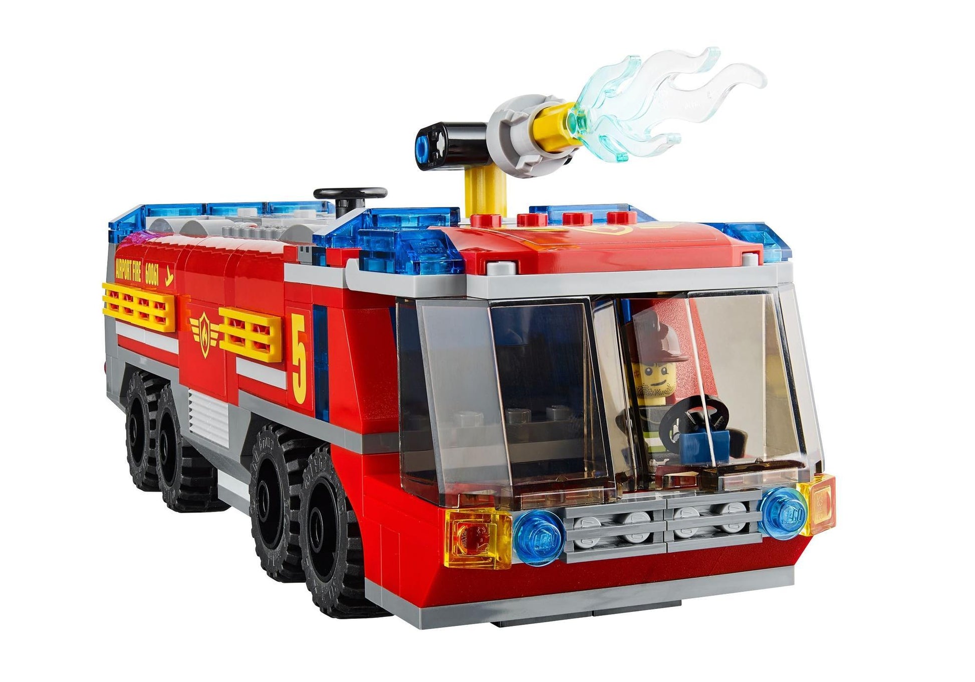 Lego 60061 City: Flughafen-Feuerwehrfahrzeug - plegobil