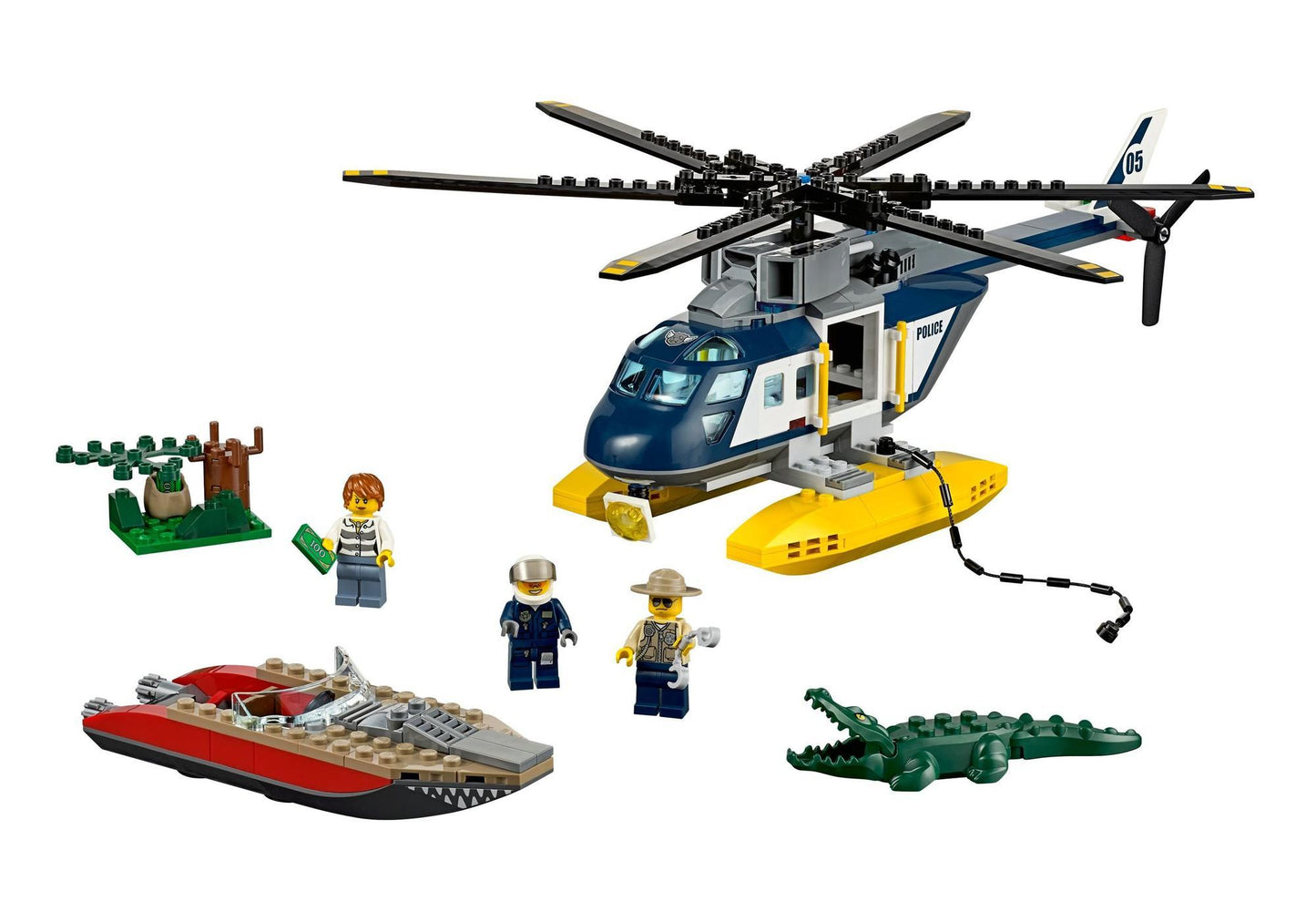 Lego 60067 City: Verfolgungsjagd im Hubschrauber - plegobil