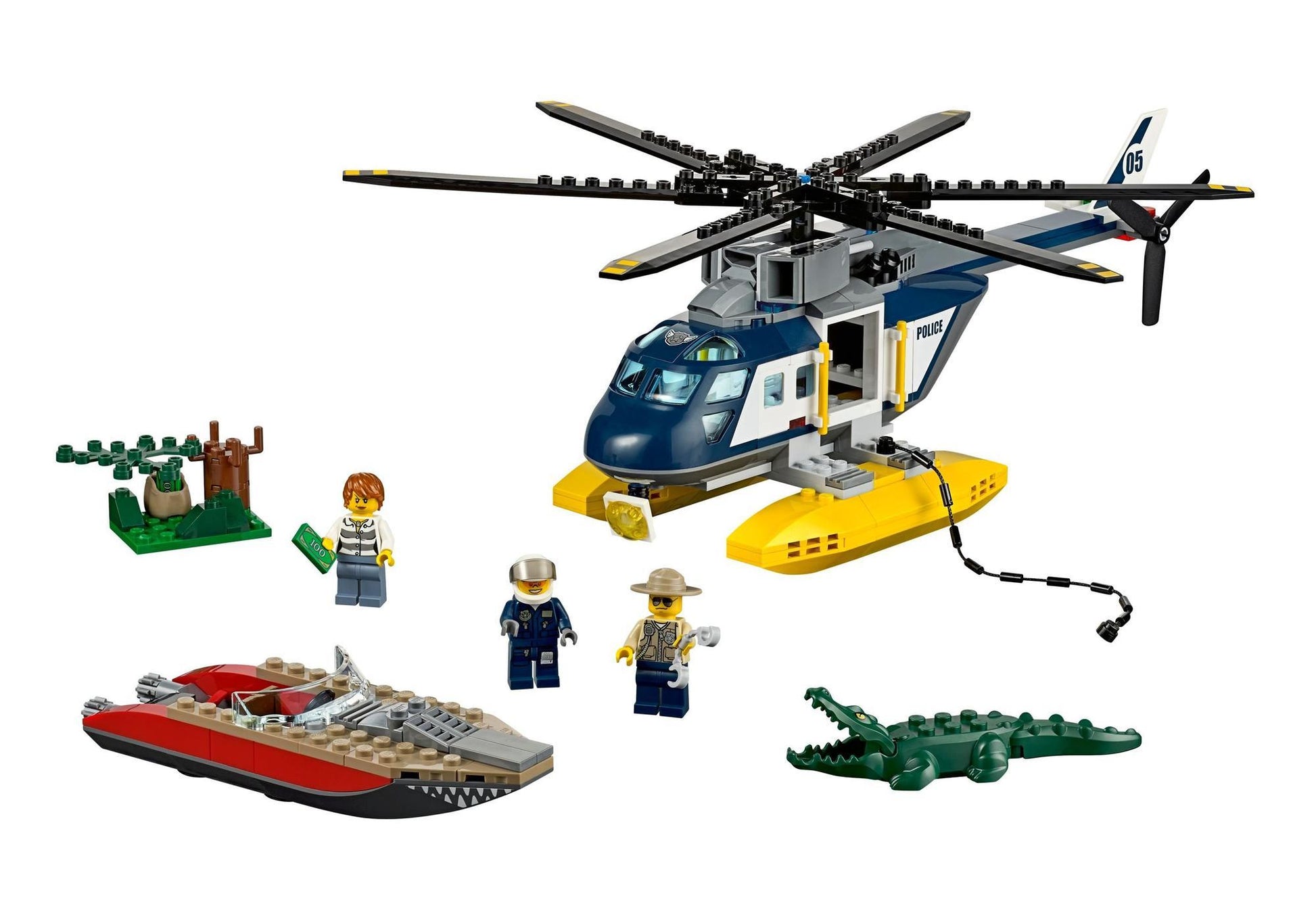 Lego 60067 City: Verfolgungsjagd im Hubschrauber - plegobil